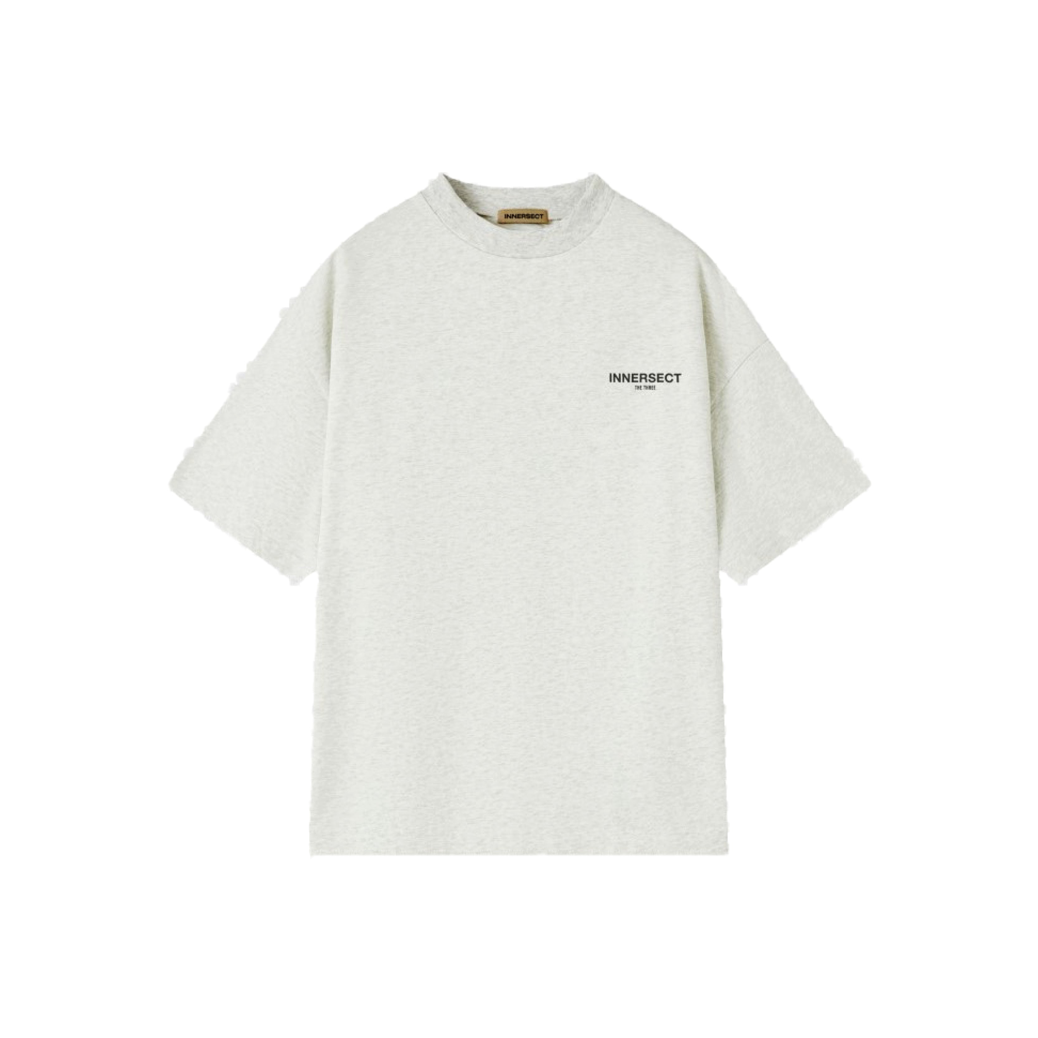 Innersect Logo Print Basic T-Shirt 'Light Grey'