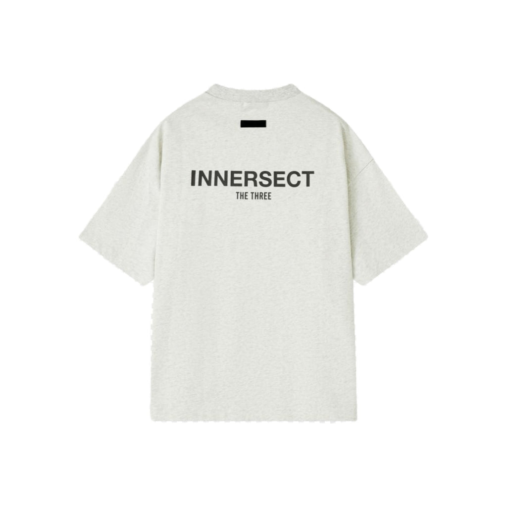 Innersect Logo Print Basic T-Shirt 'Light Grey'
