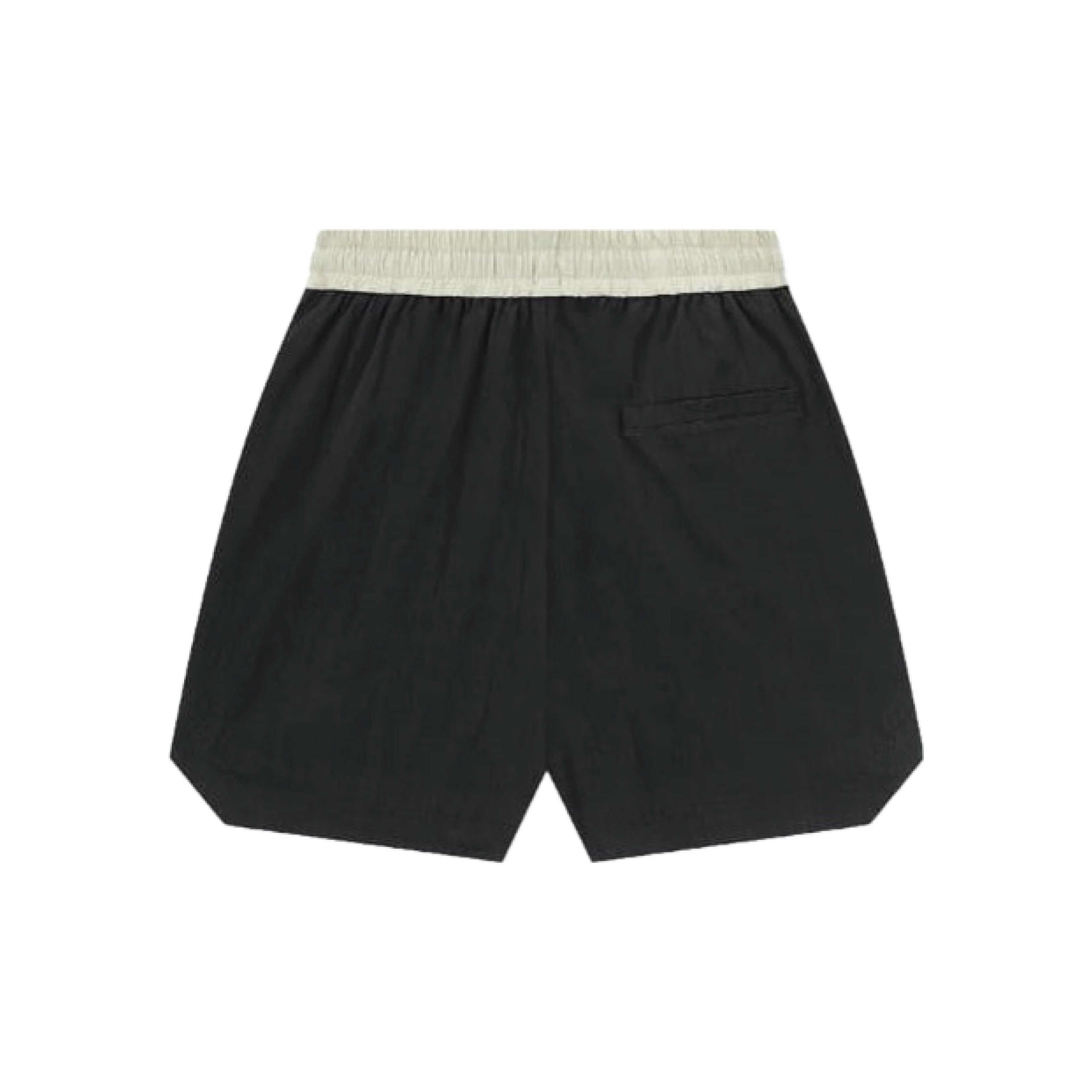 Boneless Distressed Fabric Casual Shorts 'Black'