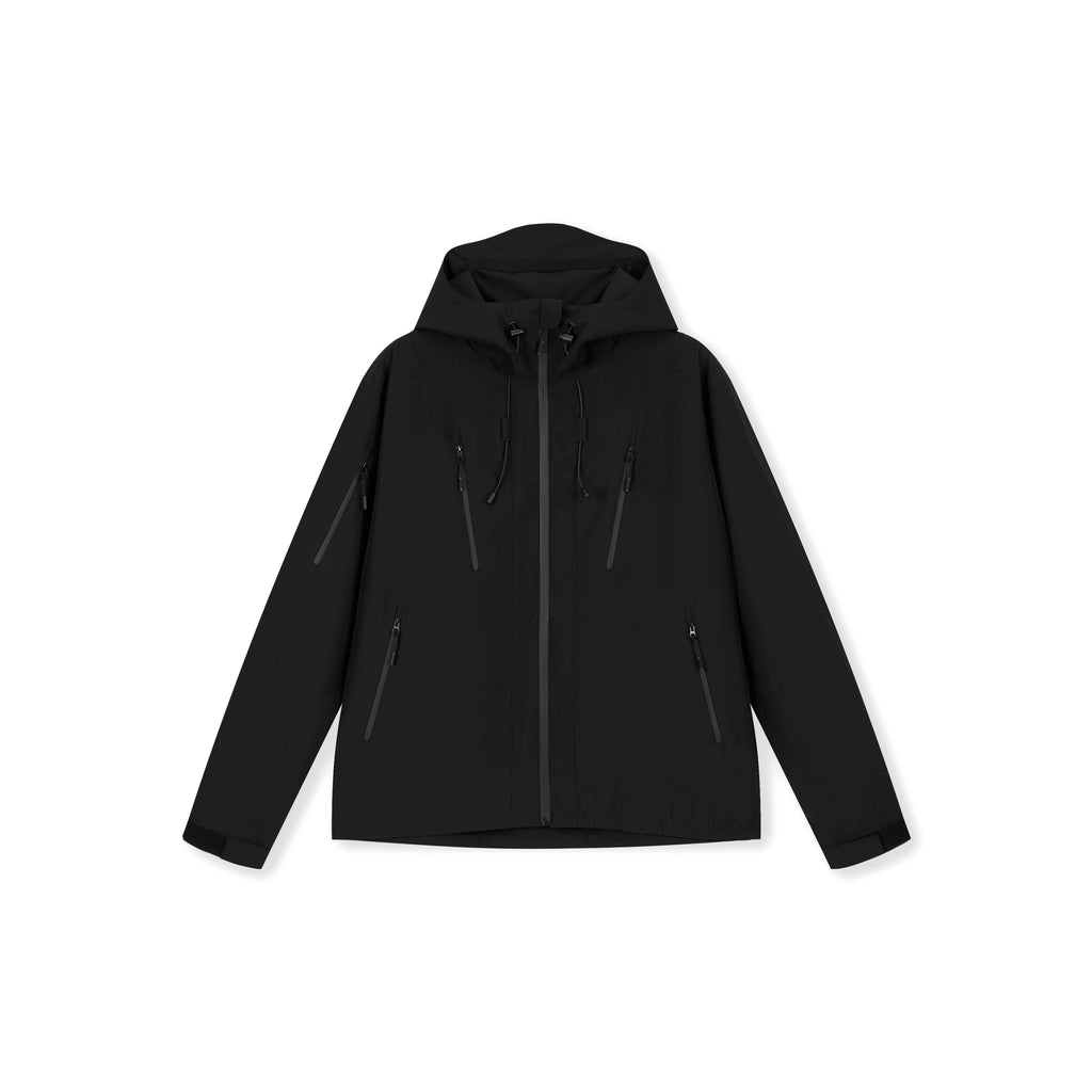 Boneless Triple-Proof Hooded Outdoor Jacket  'Black'