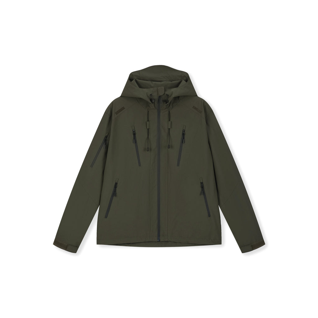 Boneless Triple-Proof Hooded Outdoor Jacket  'Green'