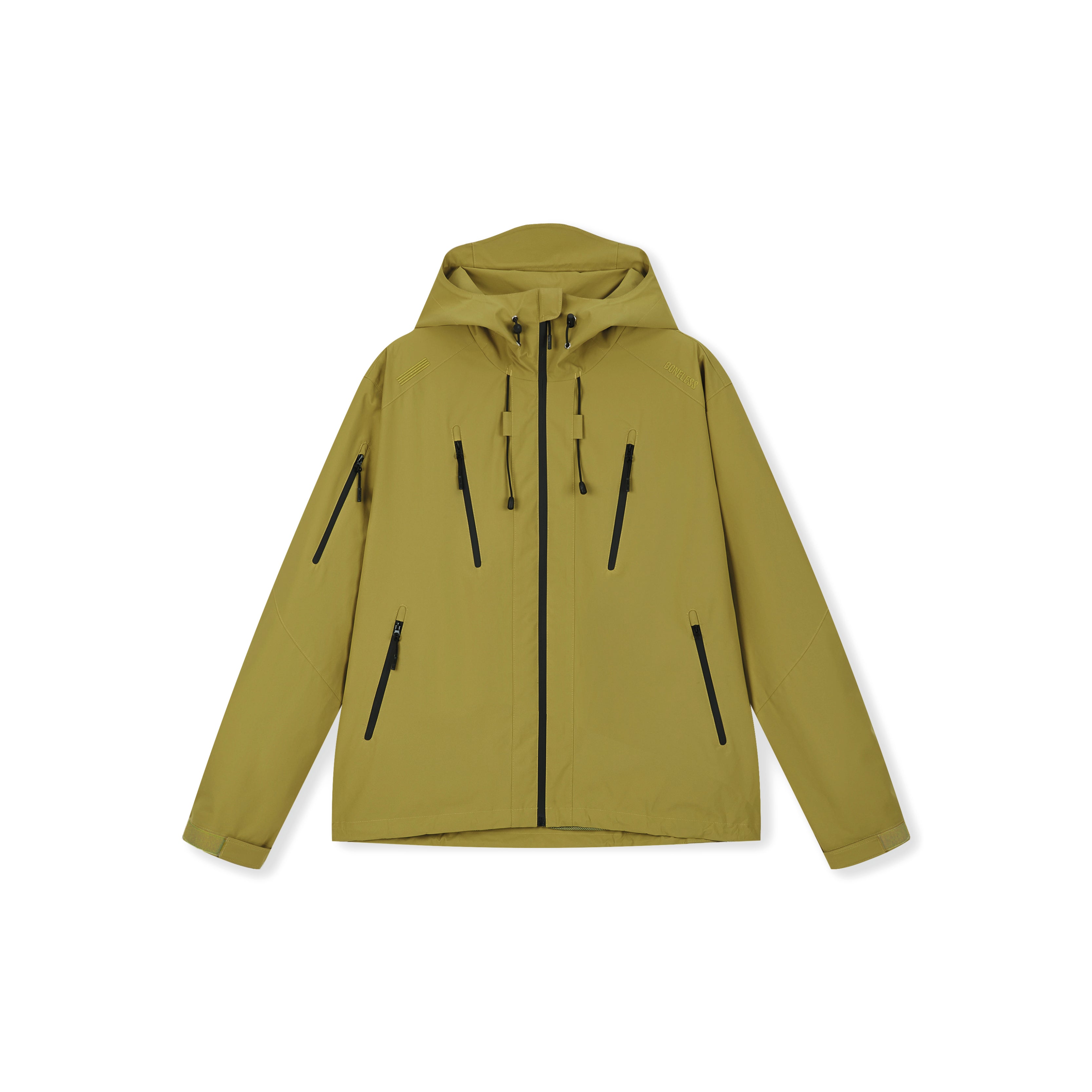 Boneless Triple-Proof Hooded Outdoor Jacket  'Yellow'