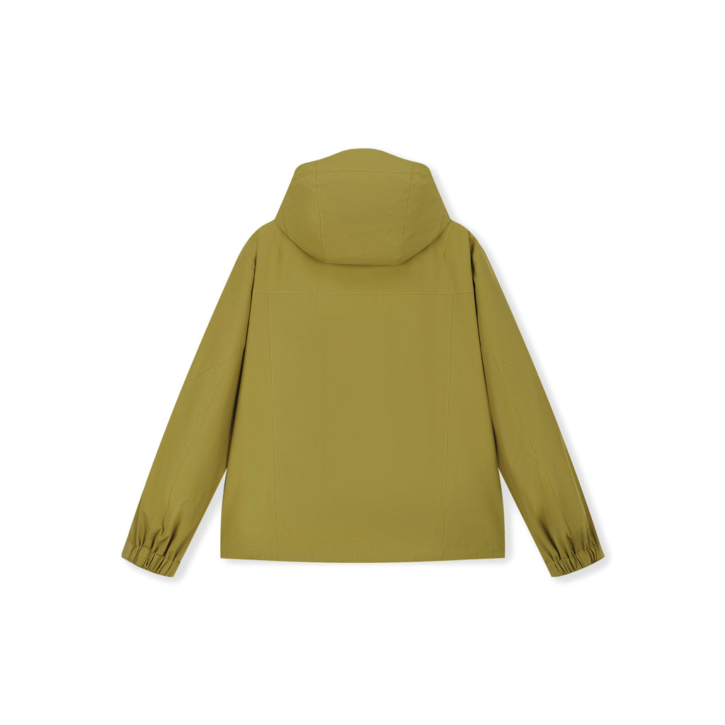 Boneless Triple-Proof Hooded Outdoor Jacket  'Yellow'
