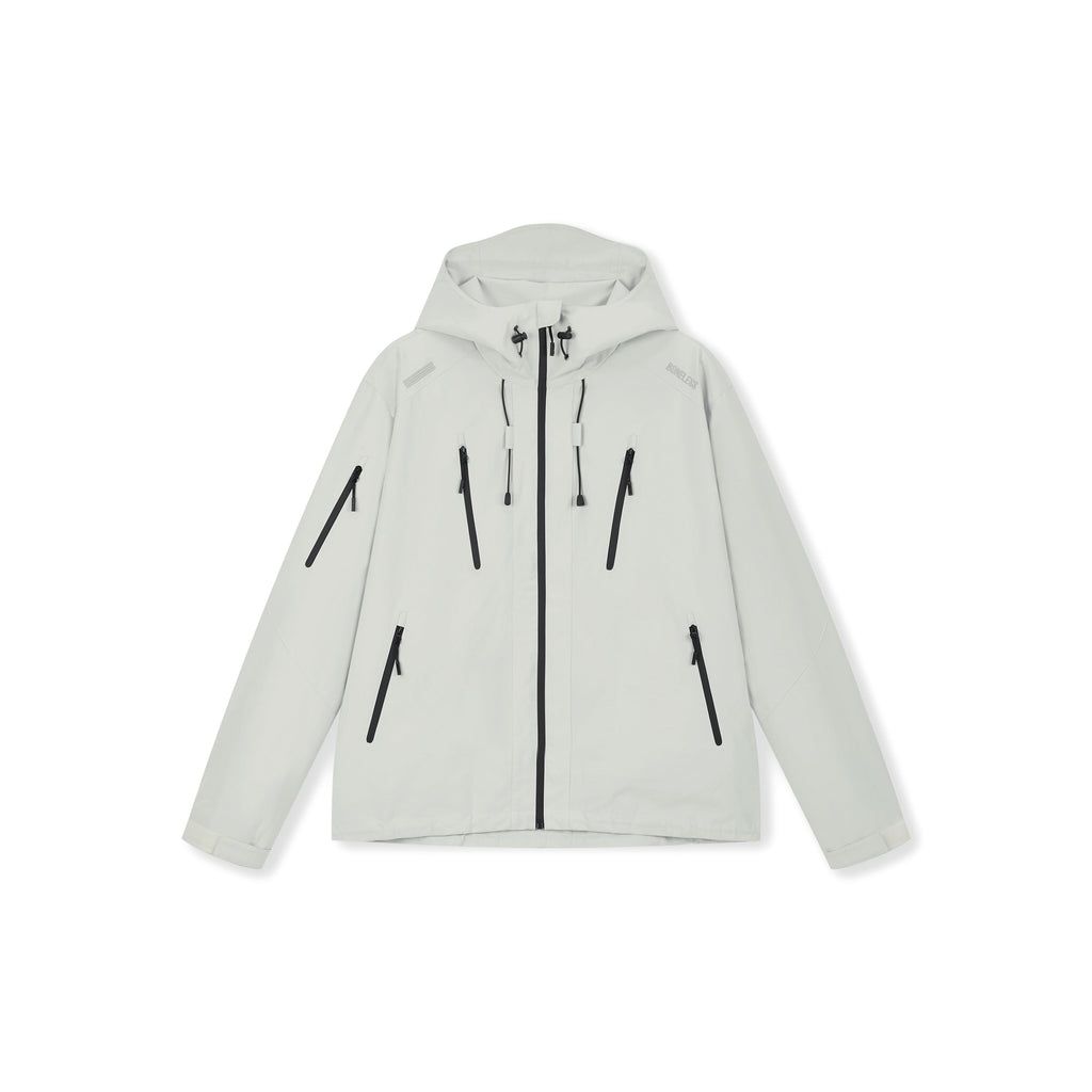 Boneless Triple-Proof Hooded Outdoor Jacket  'Grey'