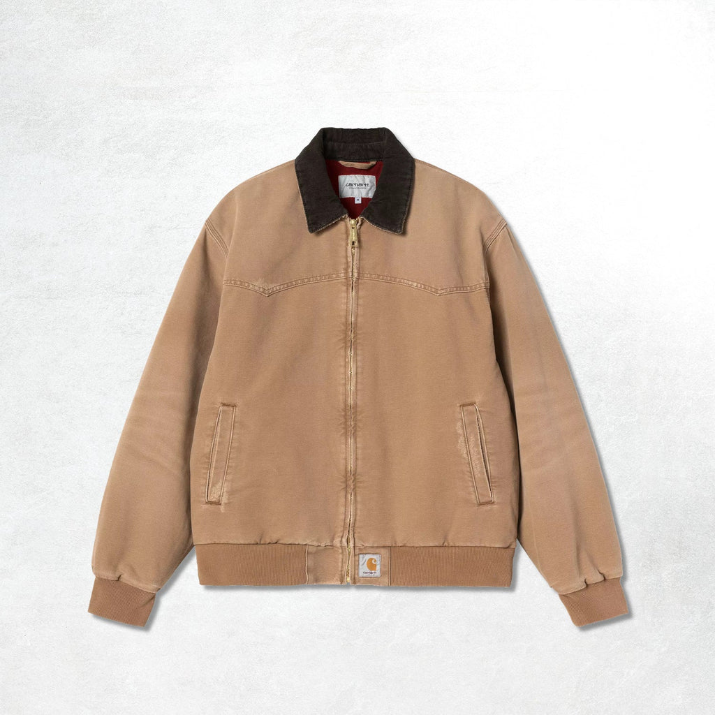 Carhartt WIP OG Santa Fe Jacket: Hamilton Brown / Tobacco, Grind wash