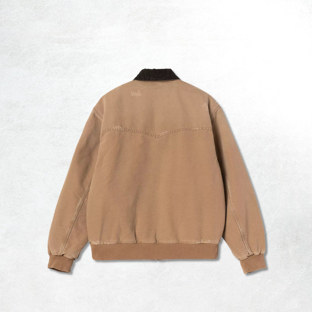 Carhartt WIP OG Santa Fe Jacket: Hamilton Brown / Tobacco, Grind wash