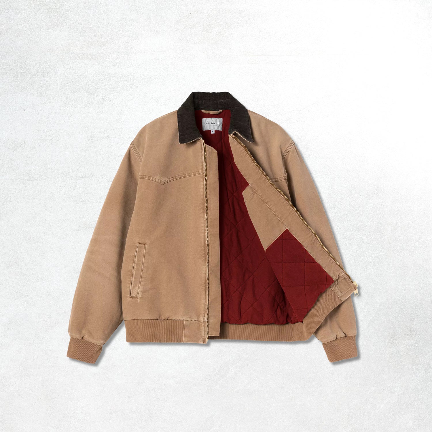 Carhartt WIP OG Santa Fe Jacket: Hamilton Brown / Tobacco, Grind wash