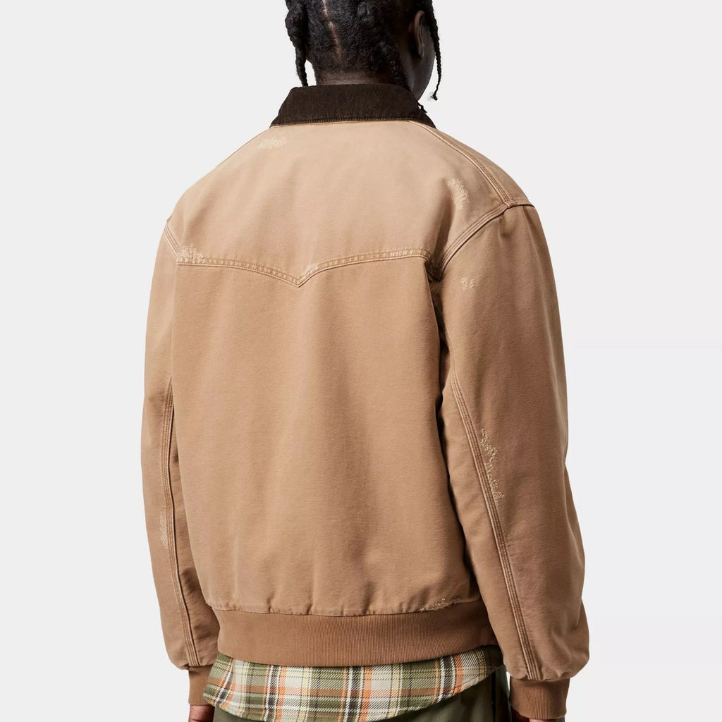 Carhartt WIP OG Santa Fe Jacket: Hamilton Brown / Tobacco, Grind wash