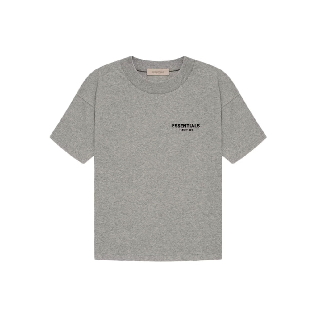 Fear Of God Essentials Logo SS T-Shirt 'Dark Oatmeal'