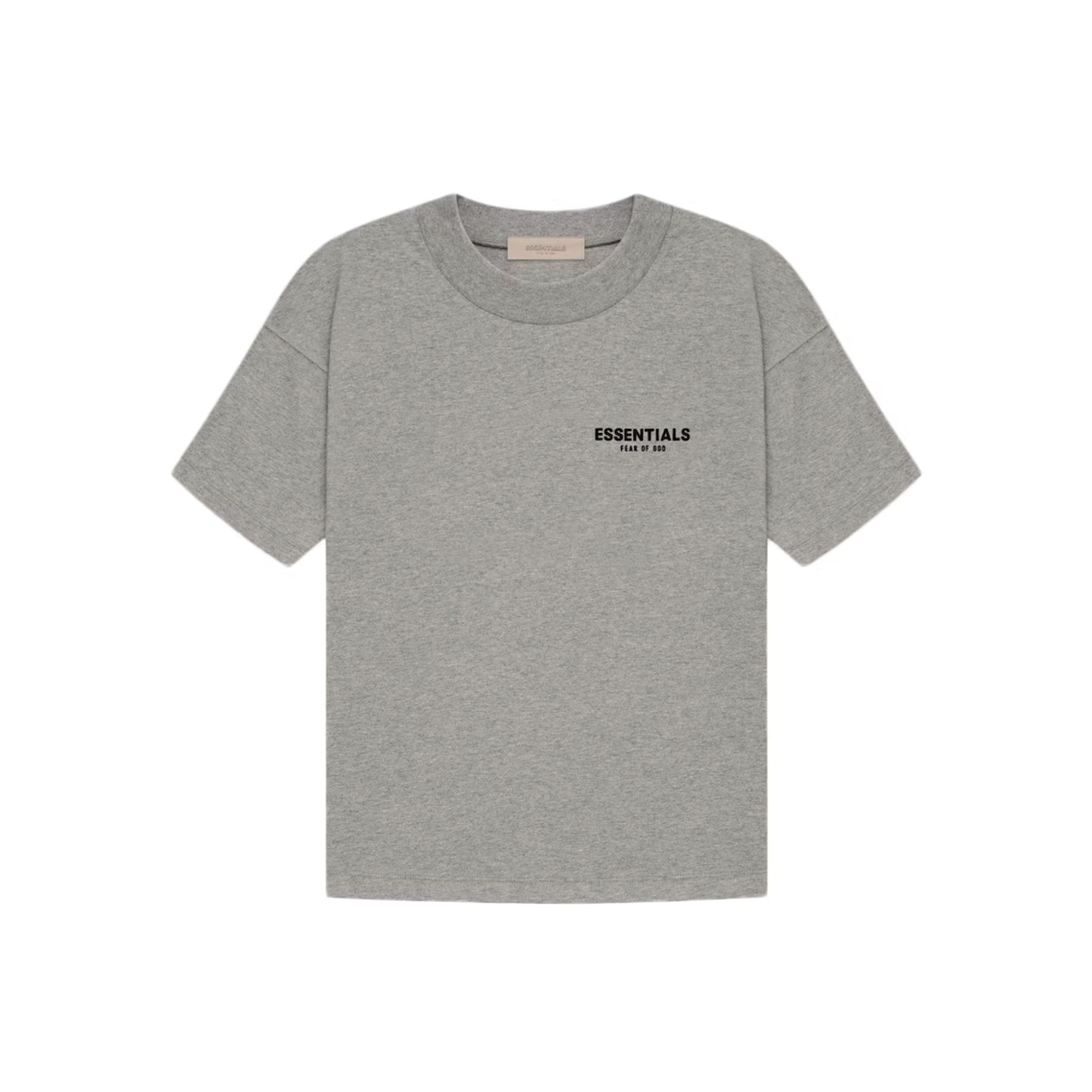 Fear Of God Essentials Logo SS T-Shirt 'Dark Oatmeal'