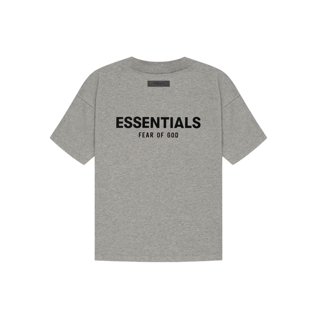 Fear Of God Essentials Logo SS T-Shirt 'Dark Oatmeal'