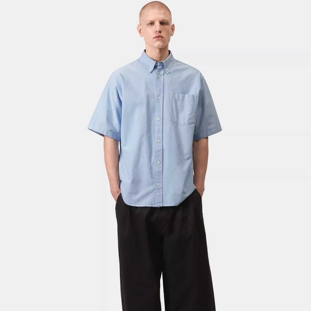 Carhartt WIP S/S Braxton Shirt : Bleach / Wax