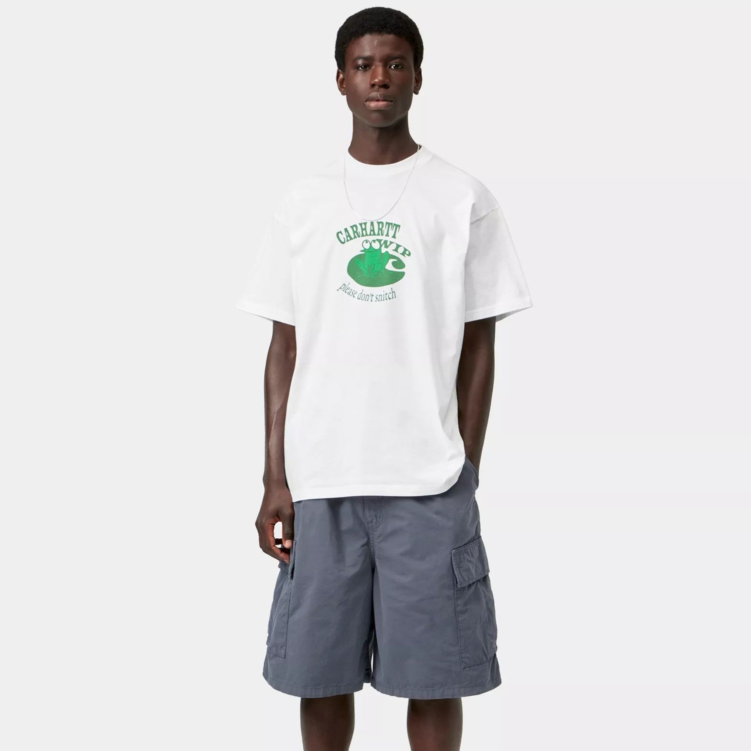 Carhartt WIP S/S Dont Snitch T-Shirt: White