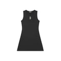 Boneless Slightly Stretch Slim-Fit Embroidered Mini Dress 'Black' (WMNS)