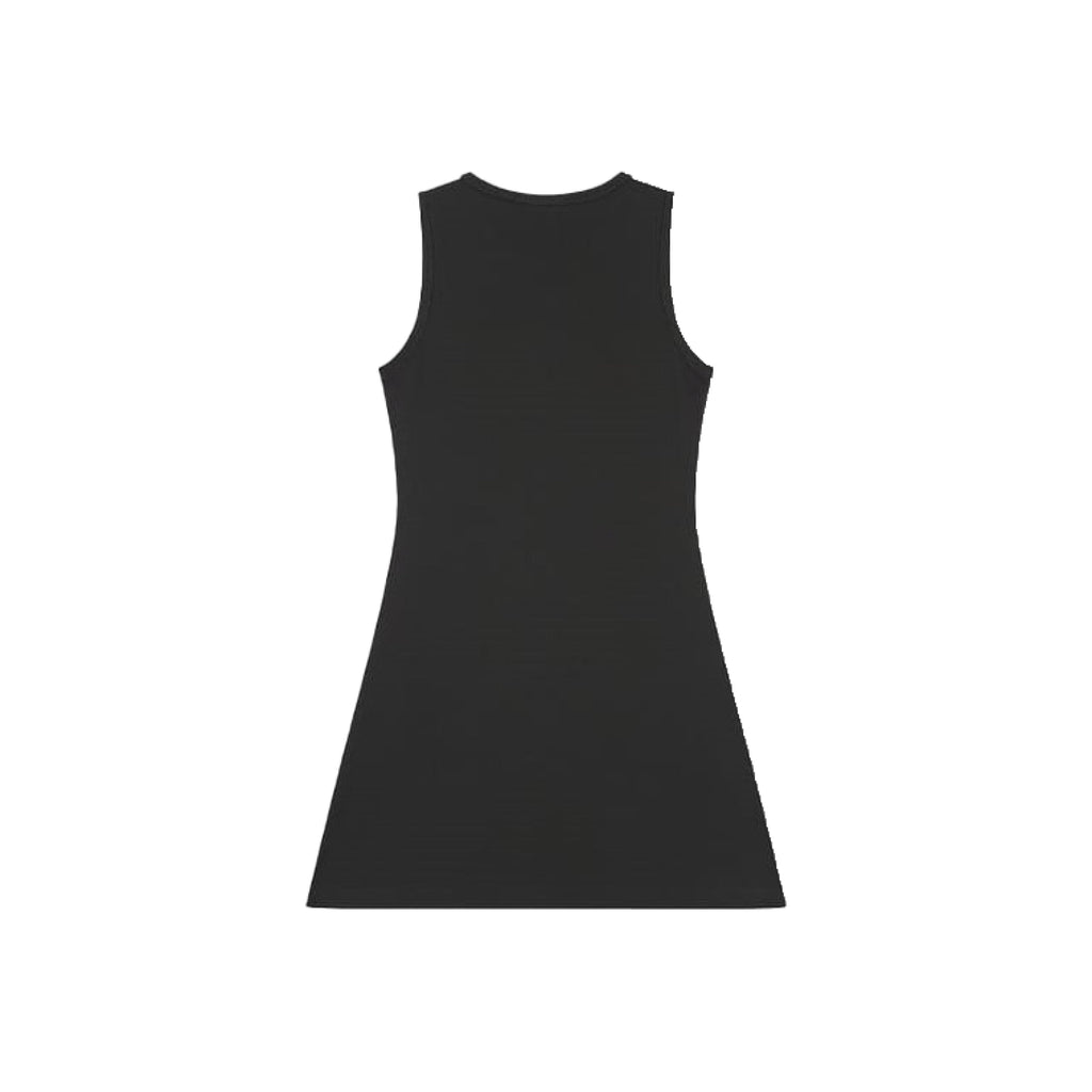 Boneless Slightly Stretch Slim-Fit Embroidered Mini Dress 'Black' (WMNS)