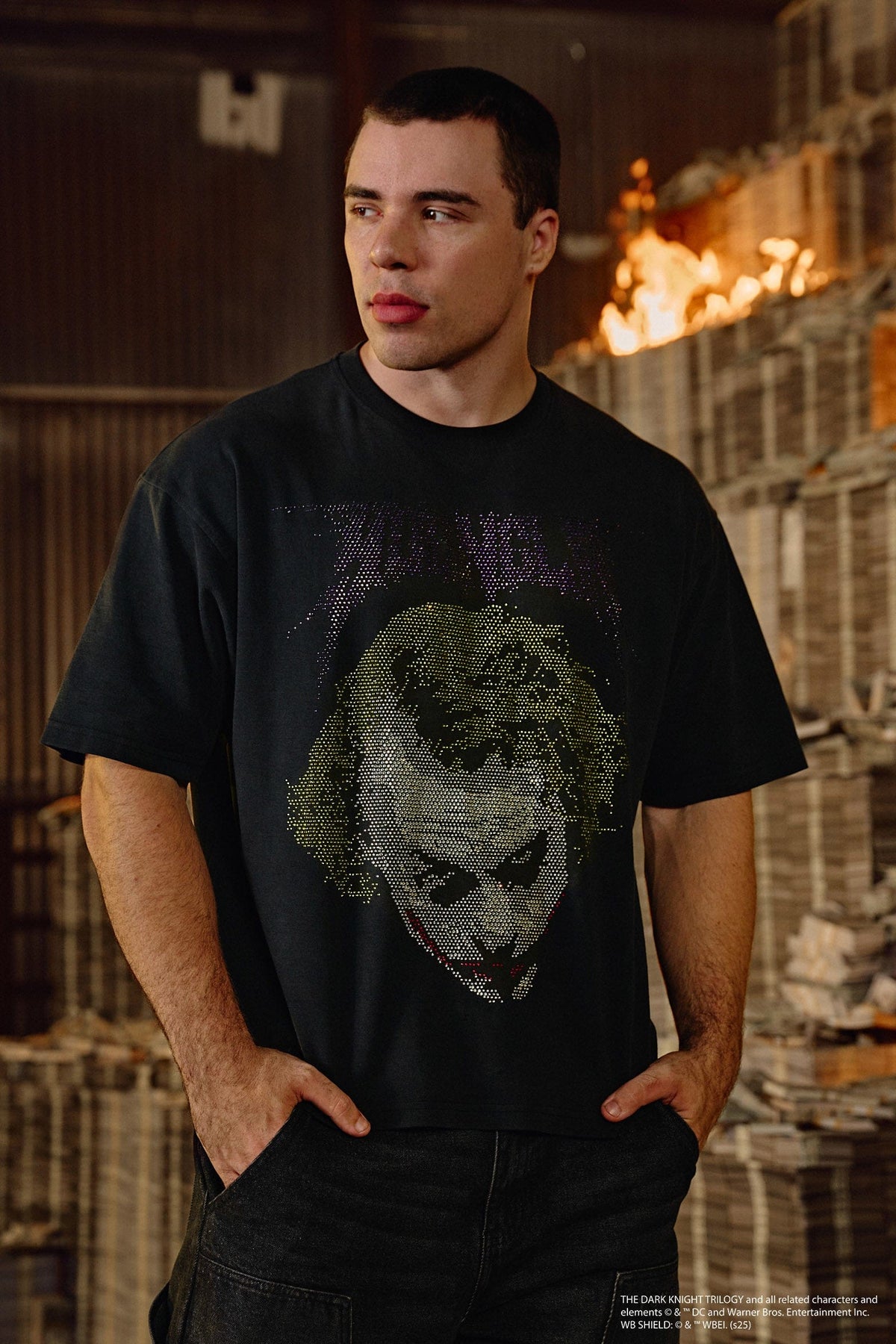 4257 - Batman Rhinestone Tees