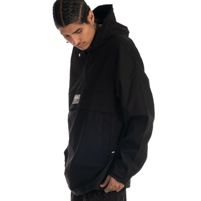 Pro Club Men's Nylon Hooded Pullover Anorak Jacket