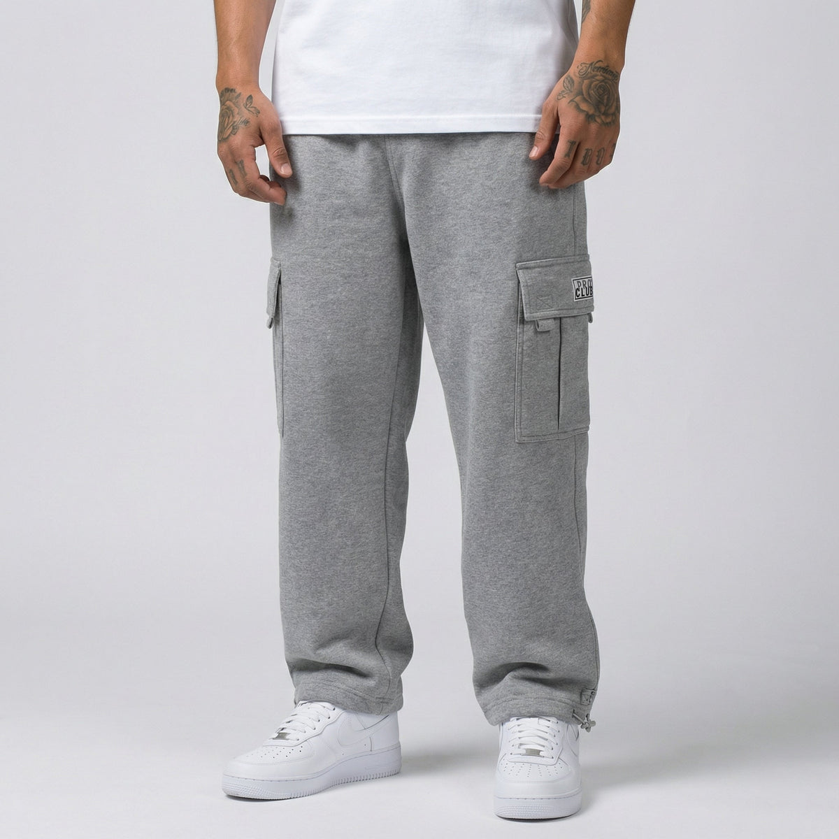 Pro Club Men's Heavyweight Fleece Cargo Pants