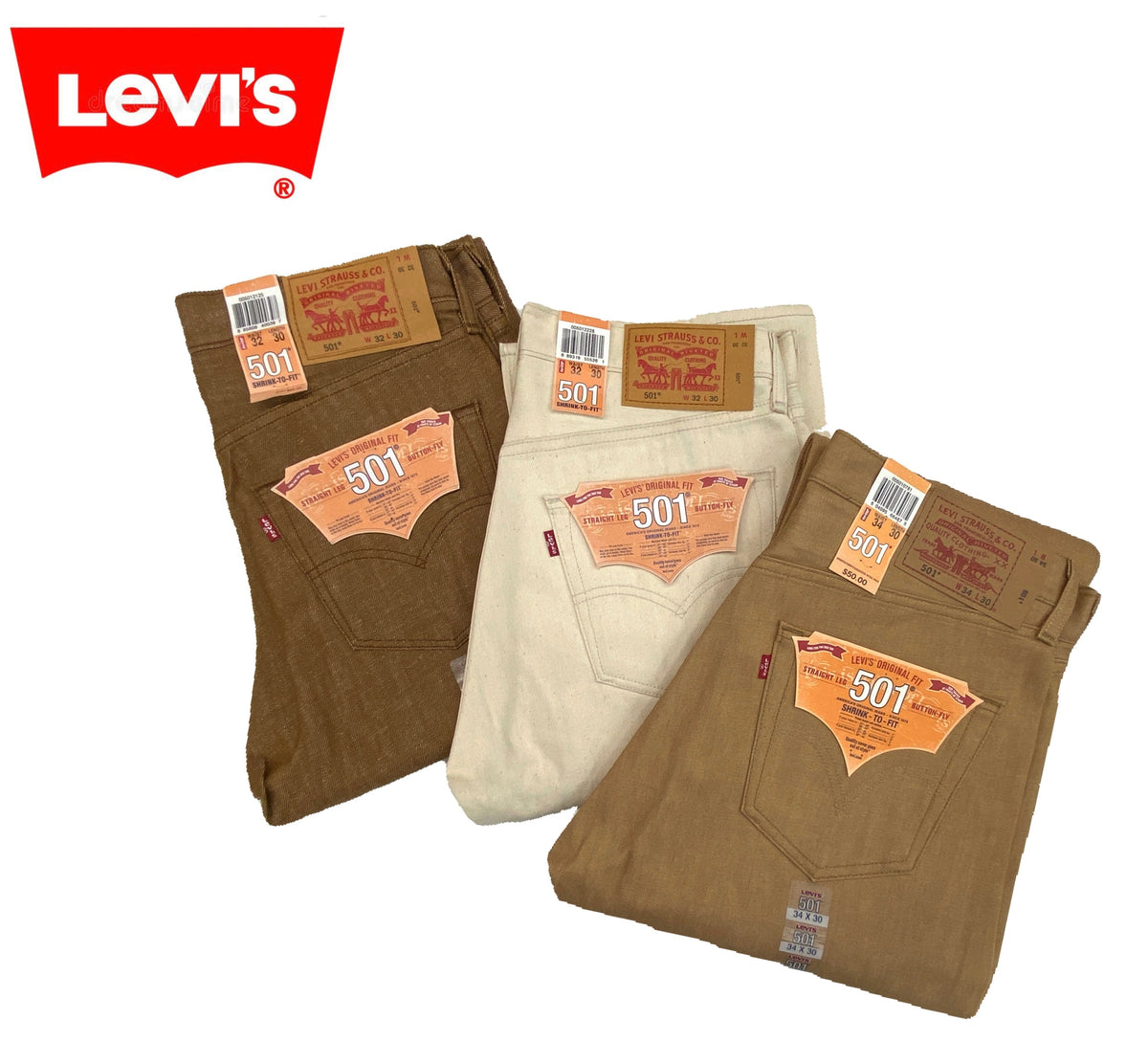 Levi's 501 Size 30 - 44