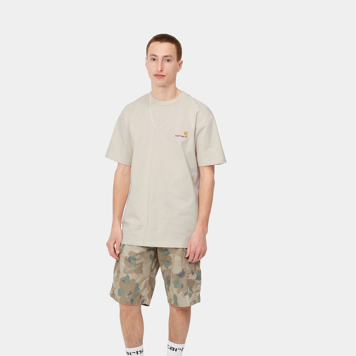 Carhartt WIP S/S American Script T-Shirt: Natural
