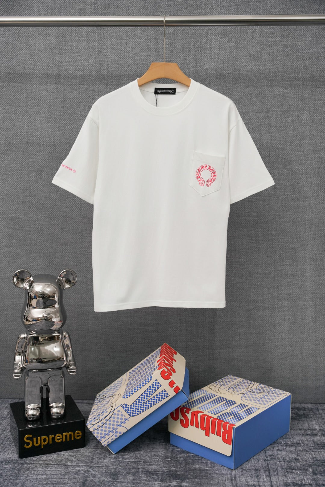 Chrome Hearts Sanskrit Letter Print Short-Sleeve T-Shirt KT36